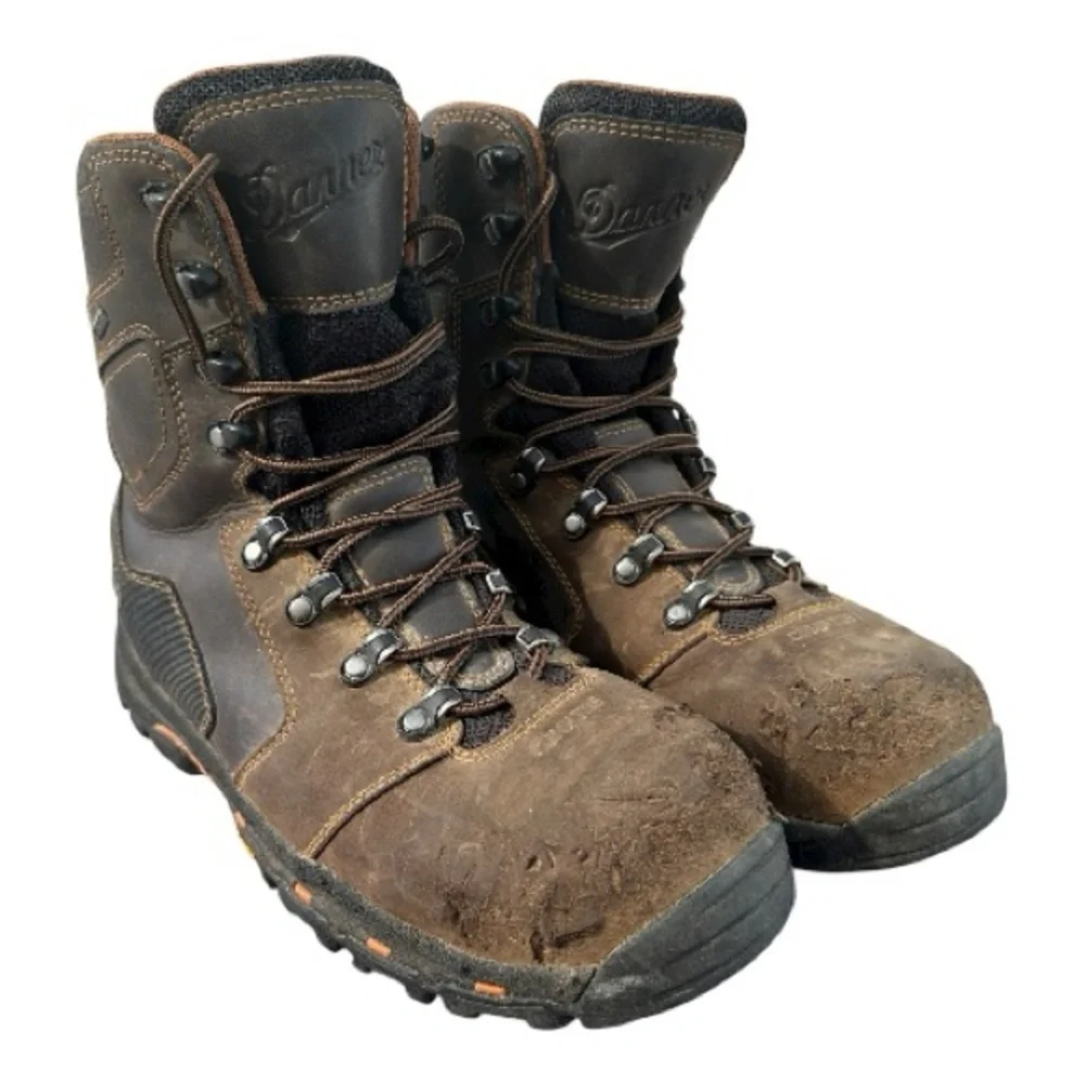 Danner Vicious 8” Brown Composite Toe NMT Gore-Tex Work Boots Size 10